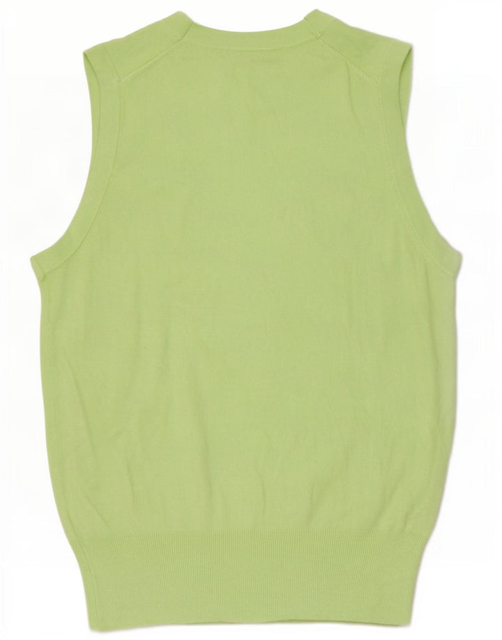 Zara Damen Weste Tank Top UK 8 Small Grün
