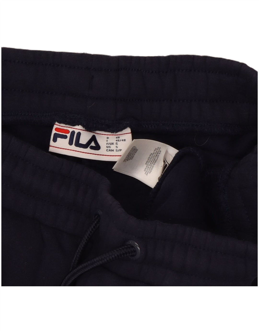 Fila Herren-Trainingshose, Jogginghose, klein, marineblau, Baumwolle