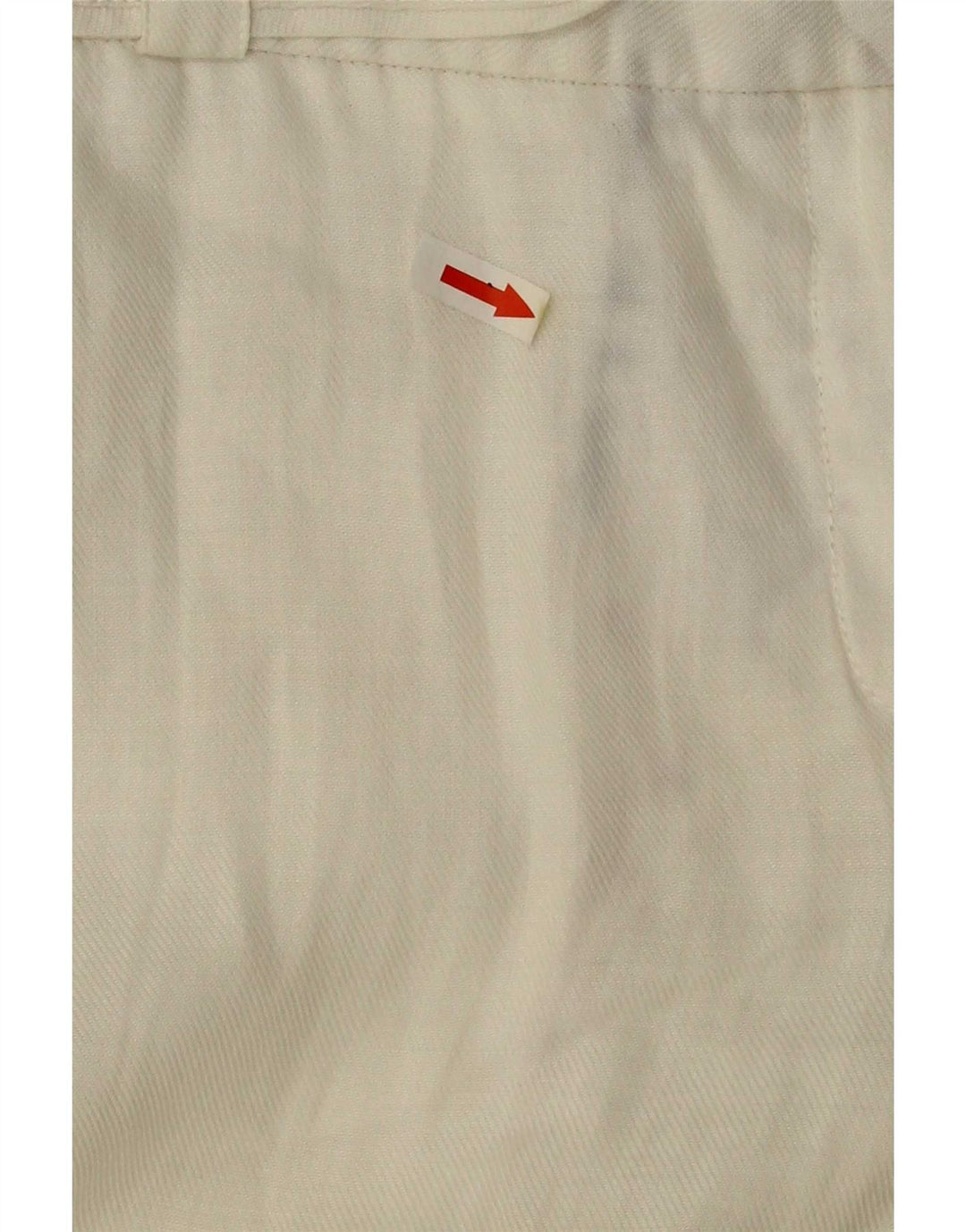 Zara Damen Bootcut Chino Hose EU 38 Small W28 L32 Weiß