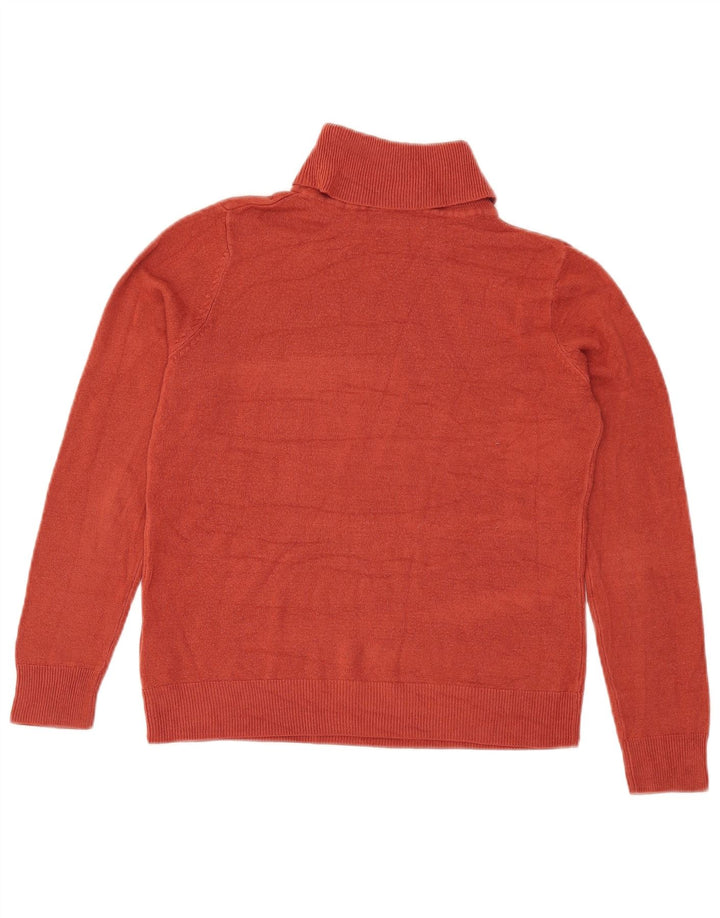 Marks & Spencer Damen-Pullover mit Rollkragen, Gr. 10, Größe S, Burgunderrot