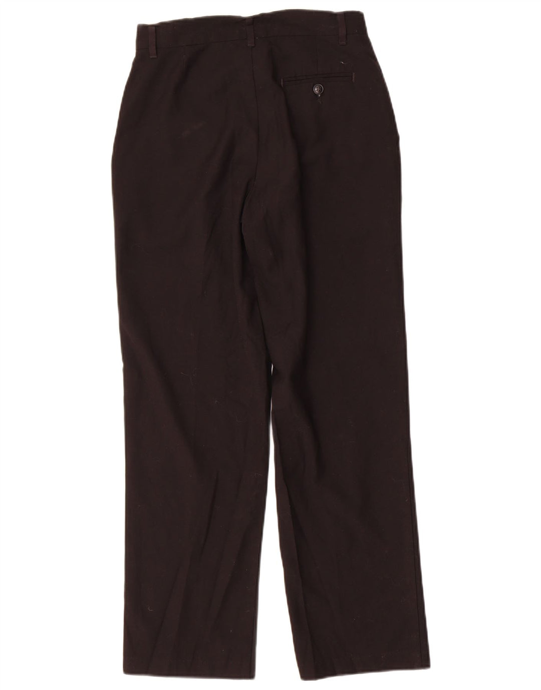 CHAPS Boys Straight Suit Trousers 13-14 Years W26 L28 Black Polyester