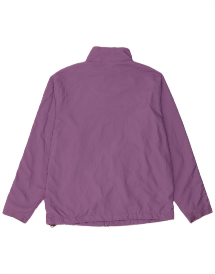 Reebok Damen-Trainingsanzugoberteil, UK-Größe 12, Mittelviolett, Polyester