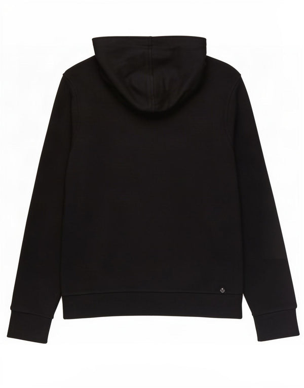 Puma Damen Zip Hoodie Pullover UK 12 Medium Schwarz Baumwolle