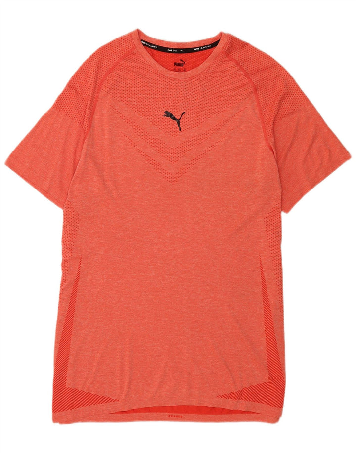 Puma Herren T-Shirt Top 2XL Rot meliert
