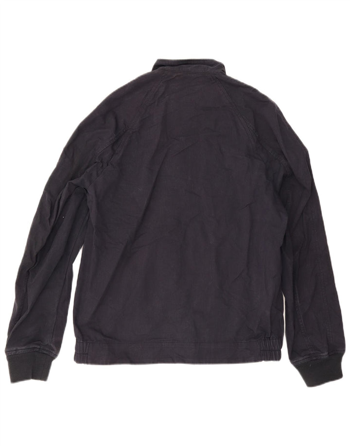 Paul Smith Herren-Bomberjacke, mittelmarineblaue Baumwolle