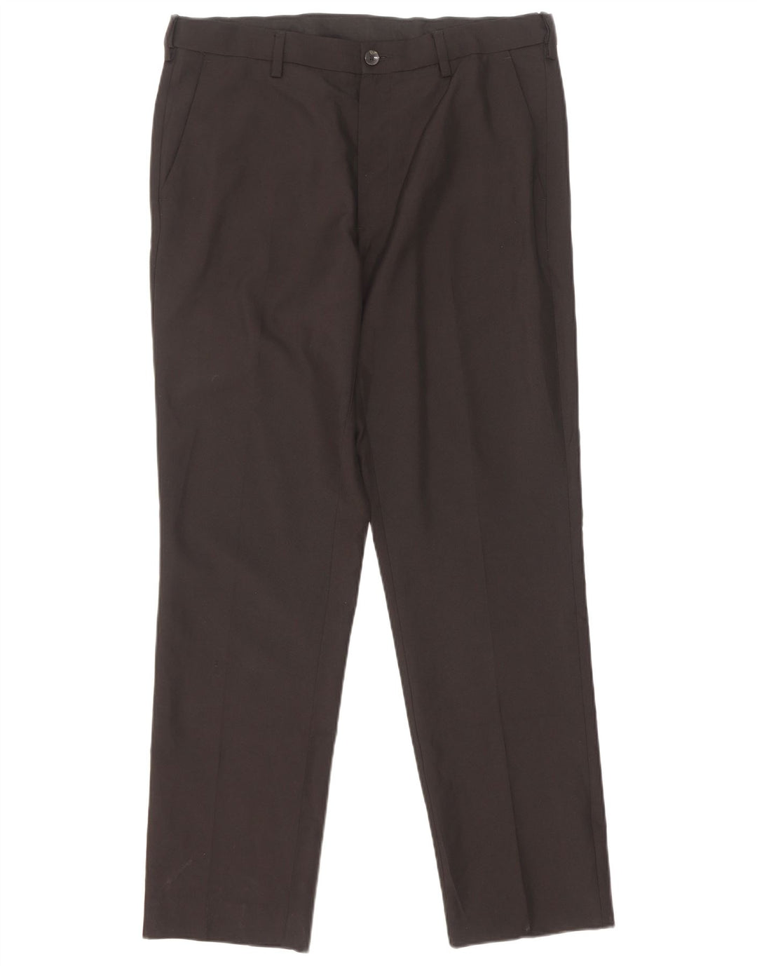 Marks & Spencer Herren-Chinohose mit gerader Passform und normaler Passform, W34, L31, Schwarz