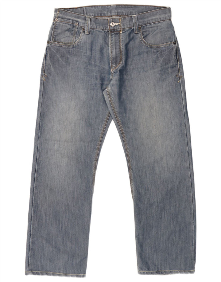 Levi's Herren 514 Straight Jeans W33 L30 Blau Baumwolle