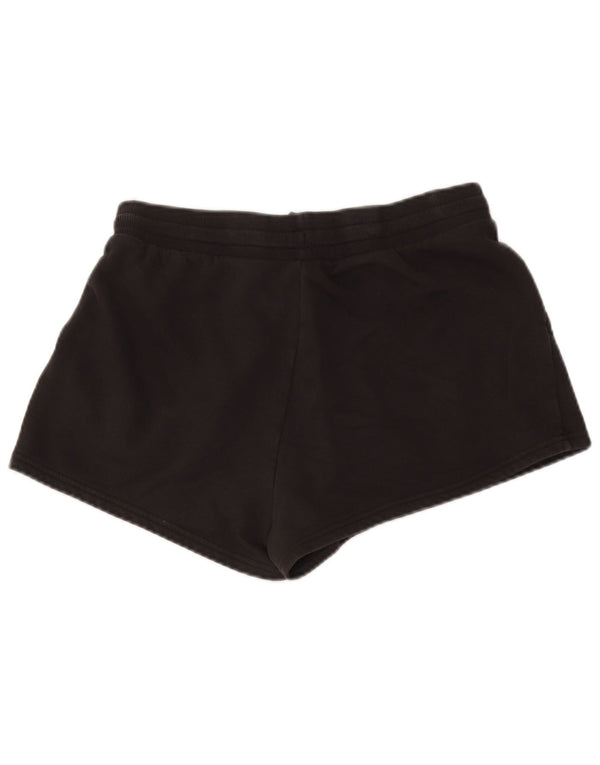 Puma Damen Sportshorts UK 14 Large Schwarz Baumwolle