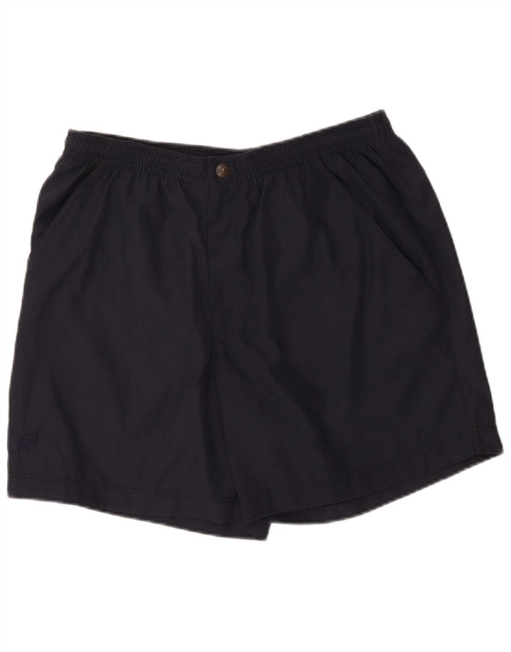 AUSTRALIAN L'ALPINA Herren-Chinoshorts IT 54 2XL W42 Marineblaues Polyester