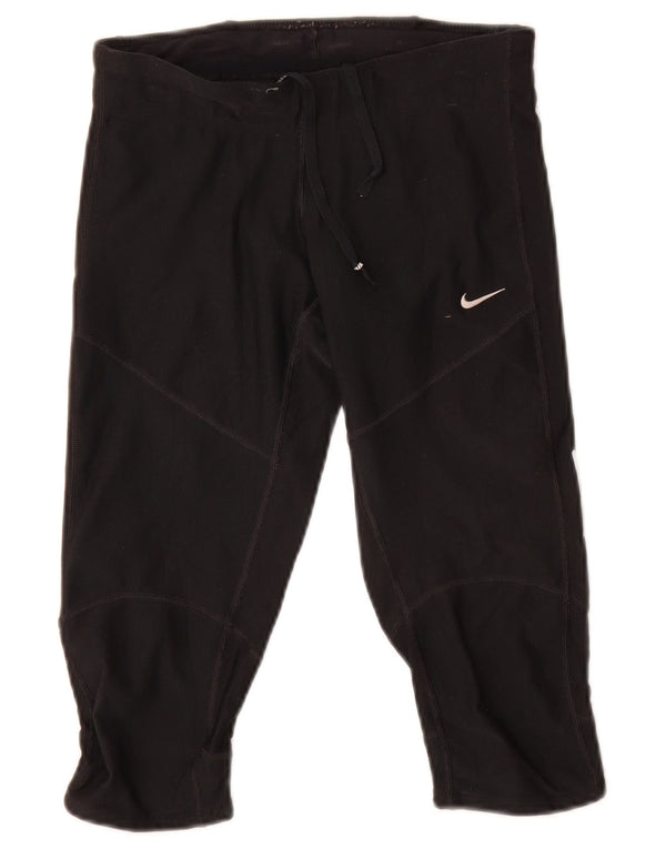 Nike Damen Dri Fit Bermuda Sportshorts UK 4 XS Schwarz Polyester