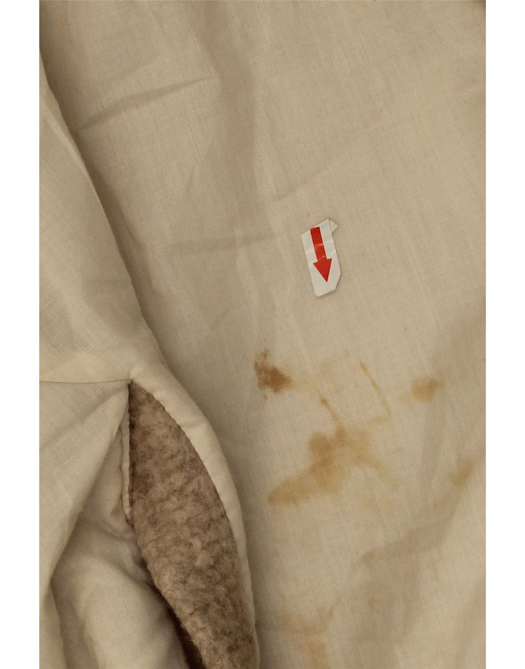 Zara Damen Zweireihiger Mantel UK 42 XL Beige Wolle
