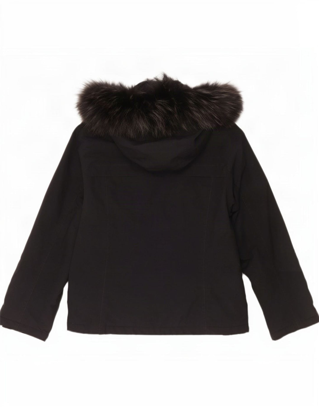 Canadiens Damen-Windbreakerjacke mit Kapuze, EU 38, mittelschwarz, Polyamid