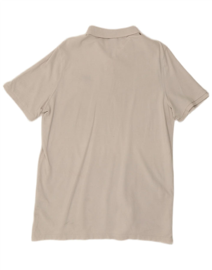 NIKE Herren-Poloshirt XL aus weißer Baumwolle