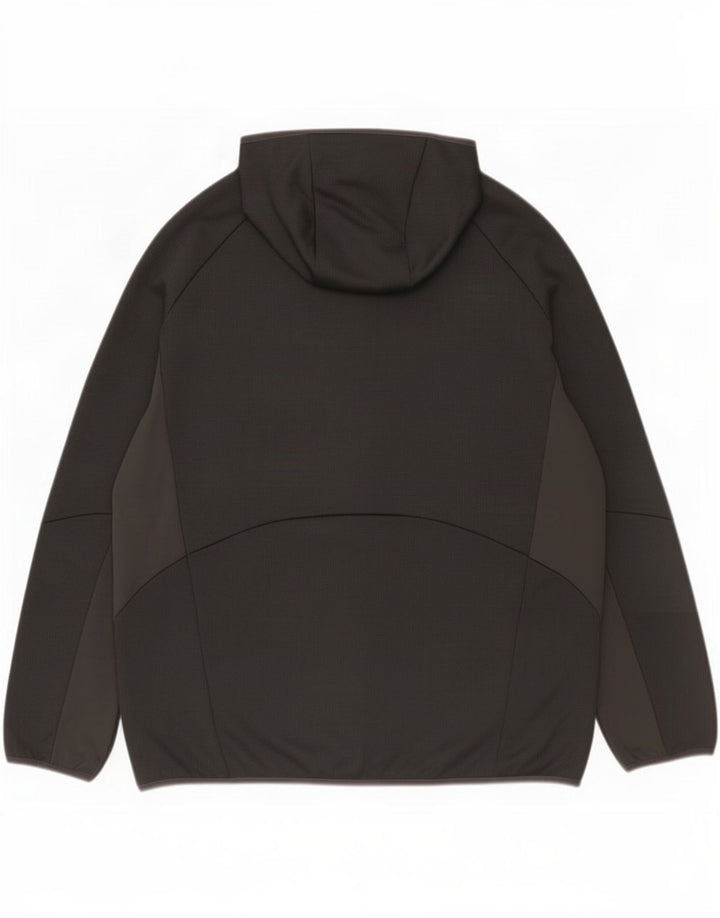 North Ridge Herren-Trainingsjacke mit Kapuze, groß, grau, Polyester