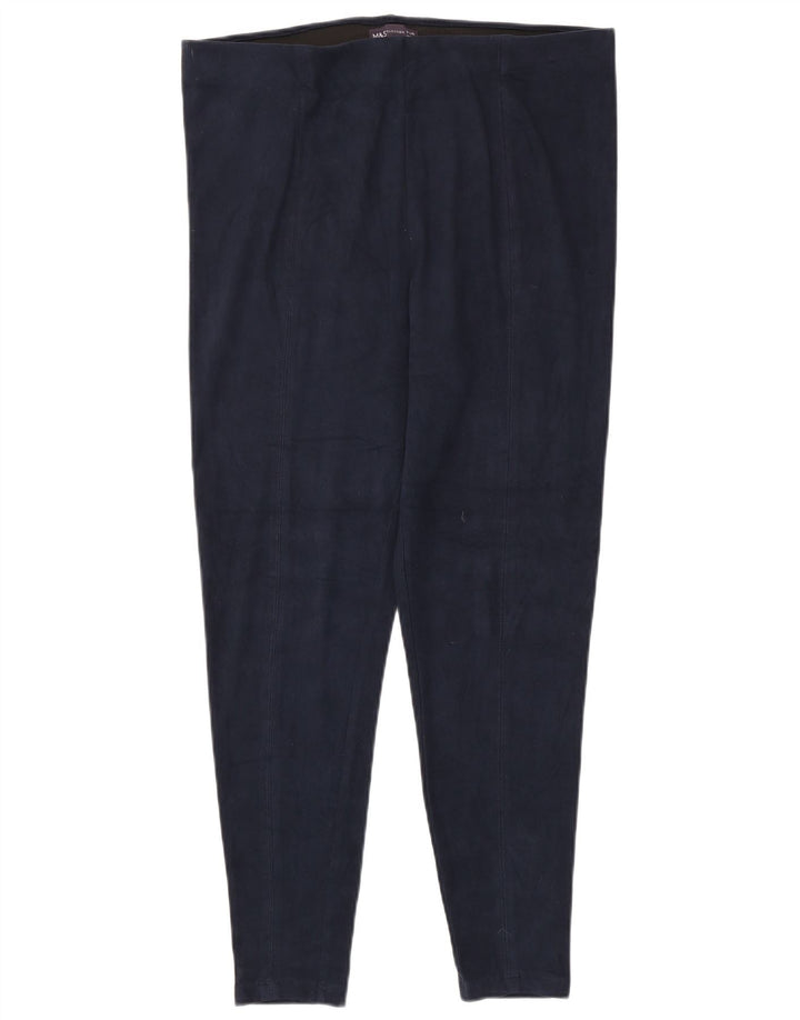 Marks & Spencer Damen Leggings UK 18 XL Marineblau Polyester