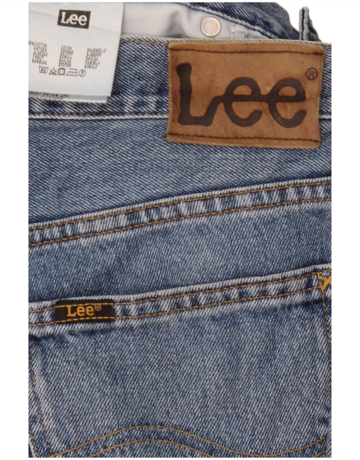 Lee Herren Seattle Straight Jeans W32 L32 Blaue Baumwolle