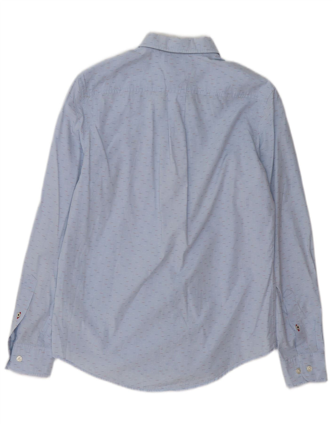 TOMMY HILFIGER Herrenhemd, klein, blau meliert, Baumwolle