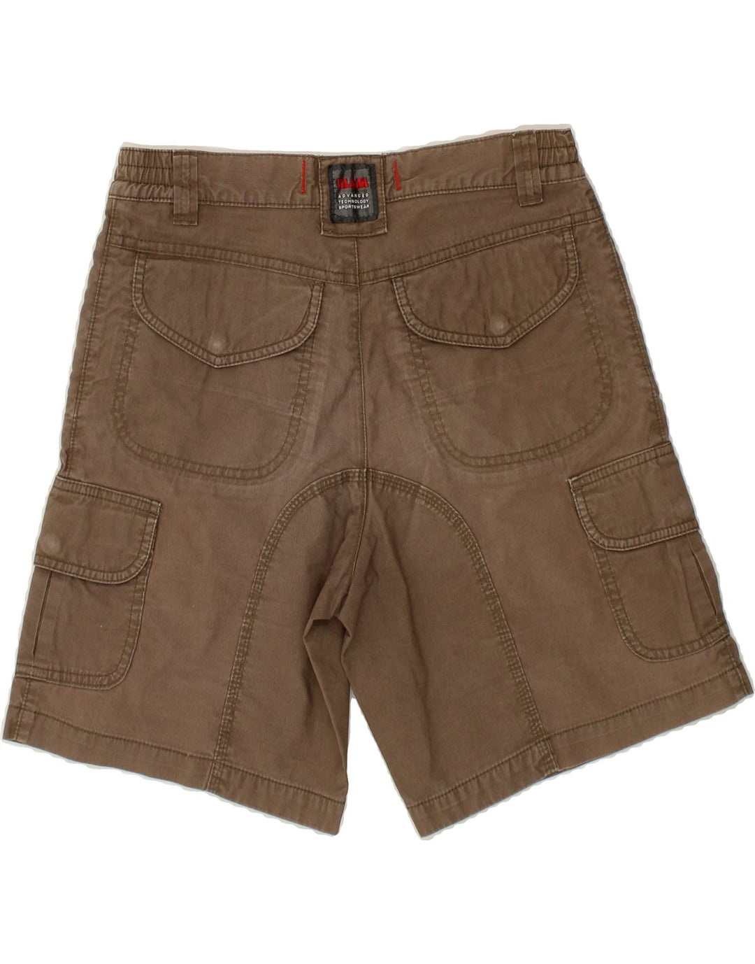 SLAM Womens Cargo Shorts IT 44 Medium W30  Brown Vintage Slam and Second-Hand Slam from Messina Hembry 