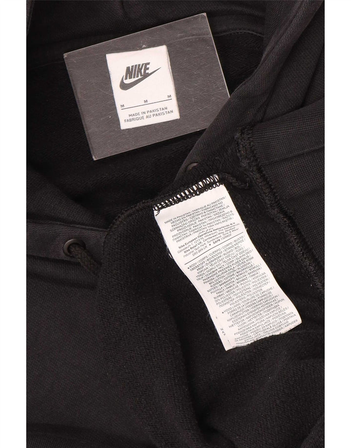 Nike Damen-Pullover mit übergroßem Kapuzenpullover, Gr. 14, mittelschwarz, Baumwolle