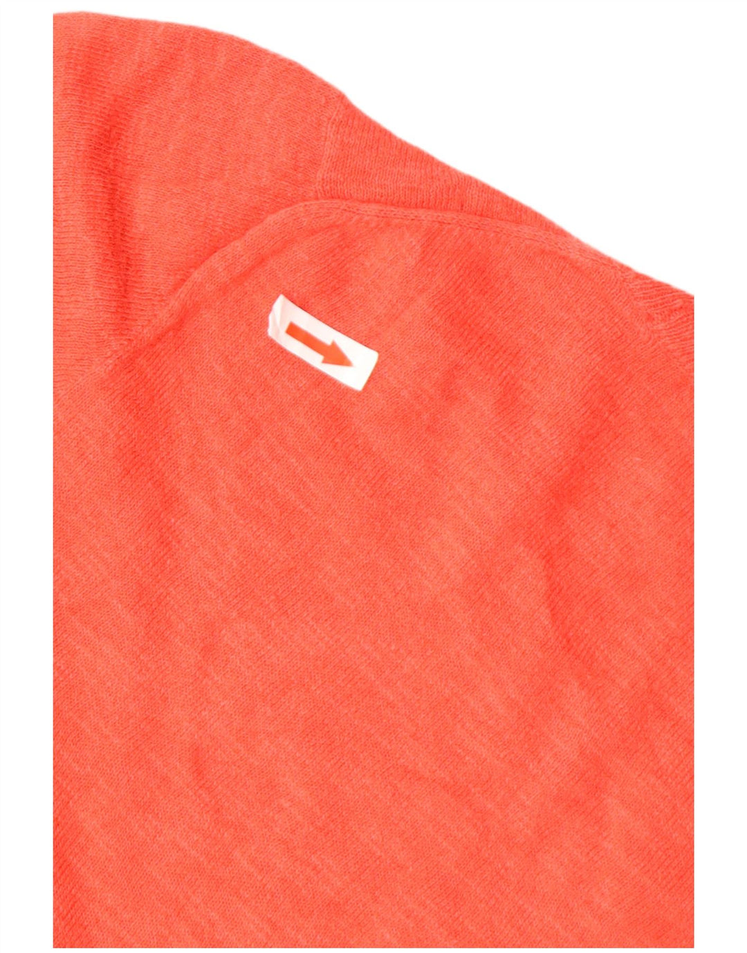 J. CREW Damen-Pullover mit Rundhalsausschnitt, Gr. 10, Größe S, Rot, Baumwolle