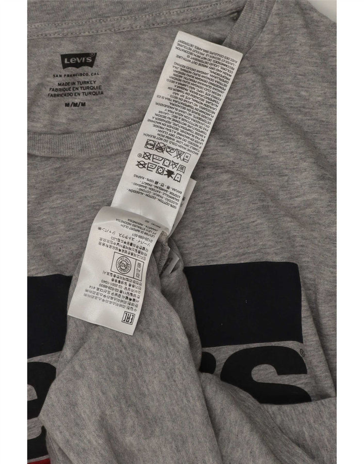 Levi's Herren-T-Shirt mit Grafik, mittelgraue Baumwolle