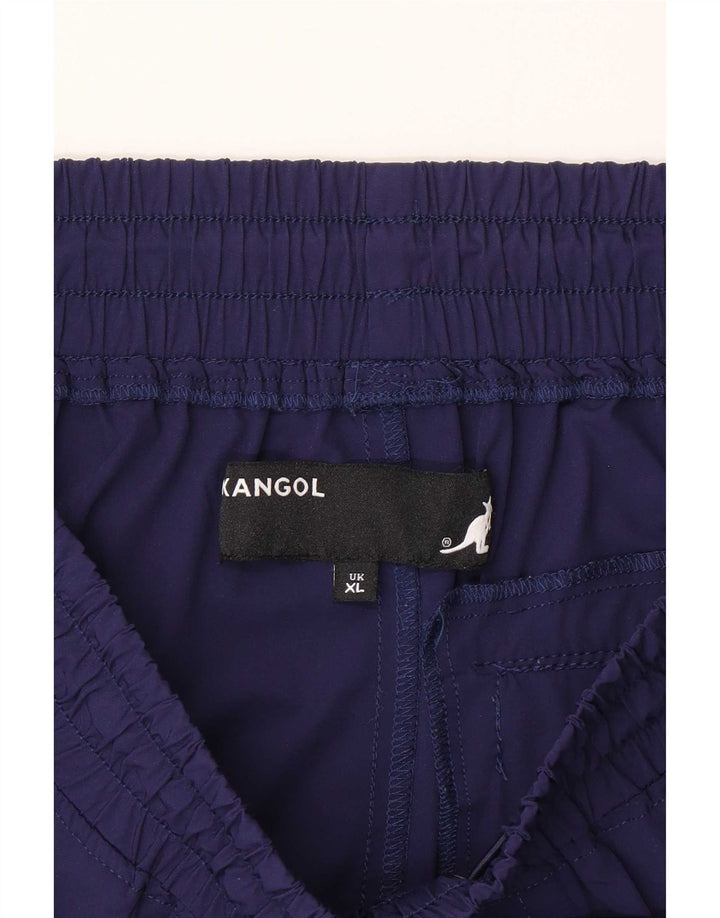 Kangol Herren Cargo Sport Shorts XL Marineblaues Nylon