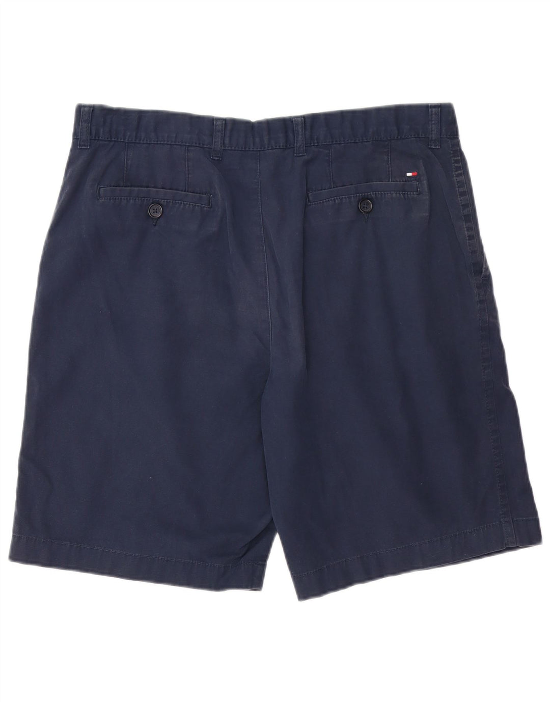 TOMMY HILFIGER Herren Chino Shorts W36 Große Marineblaue Baumwolle