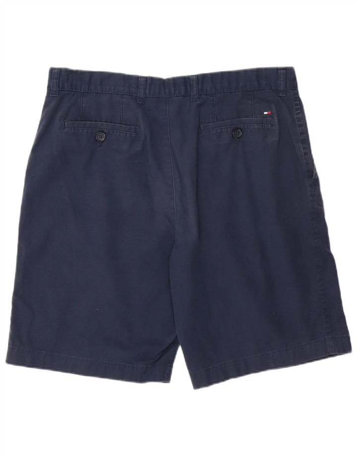 TOMMY HILFIGER Herren Chino Shorts W36 Große Marineblaue Baumwolle