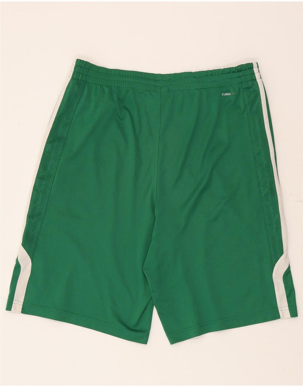 Adidas Celtics Sportshorts für Jungen, 15–16 Jahre, grünes Farbblock-Polyester