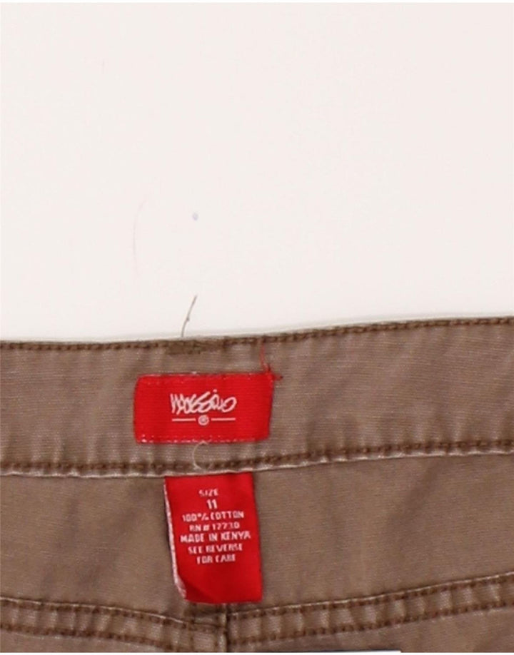MOSSIMO Womens Casual Shorts US 11 Large W32  Brown Cotton Vintage Mossimo and Second-Hand Mossimo from Messina Hembry 