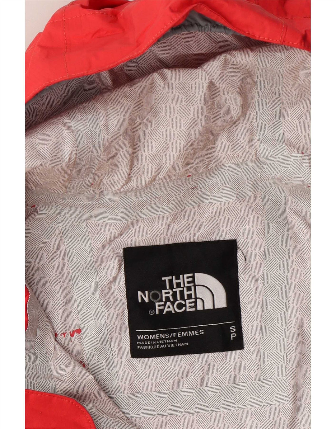 The North Face Damen-Regenjacke mit Kapuze, UK 10, Größe S, Orange