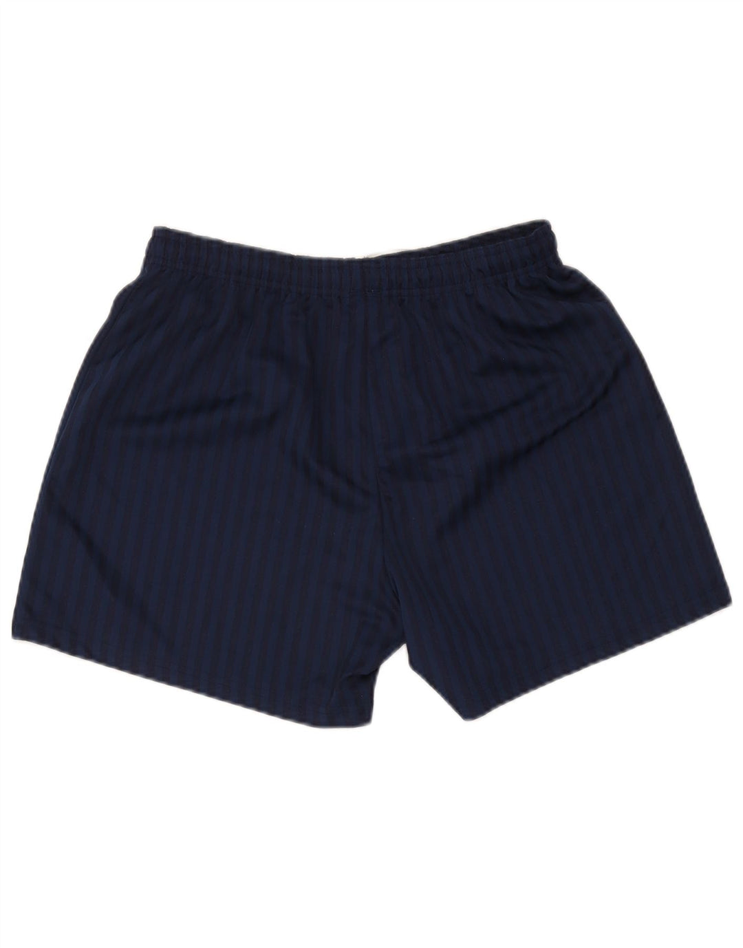 Umbro Herren-Sportshorts, Mittelgroßes marineblaues Nadelstreifen-Polyester