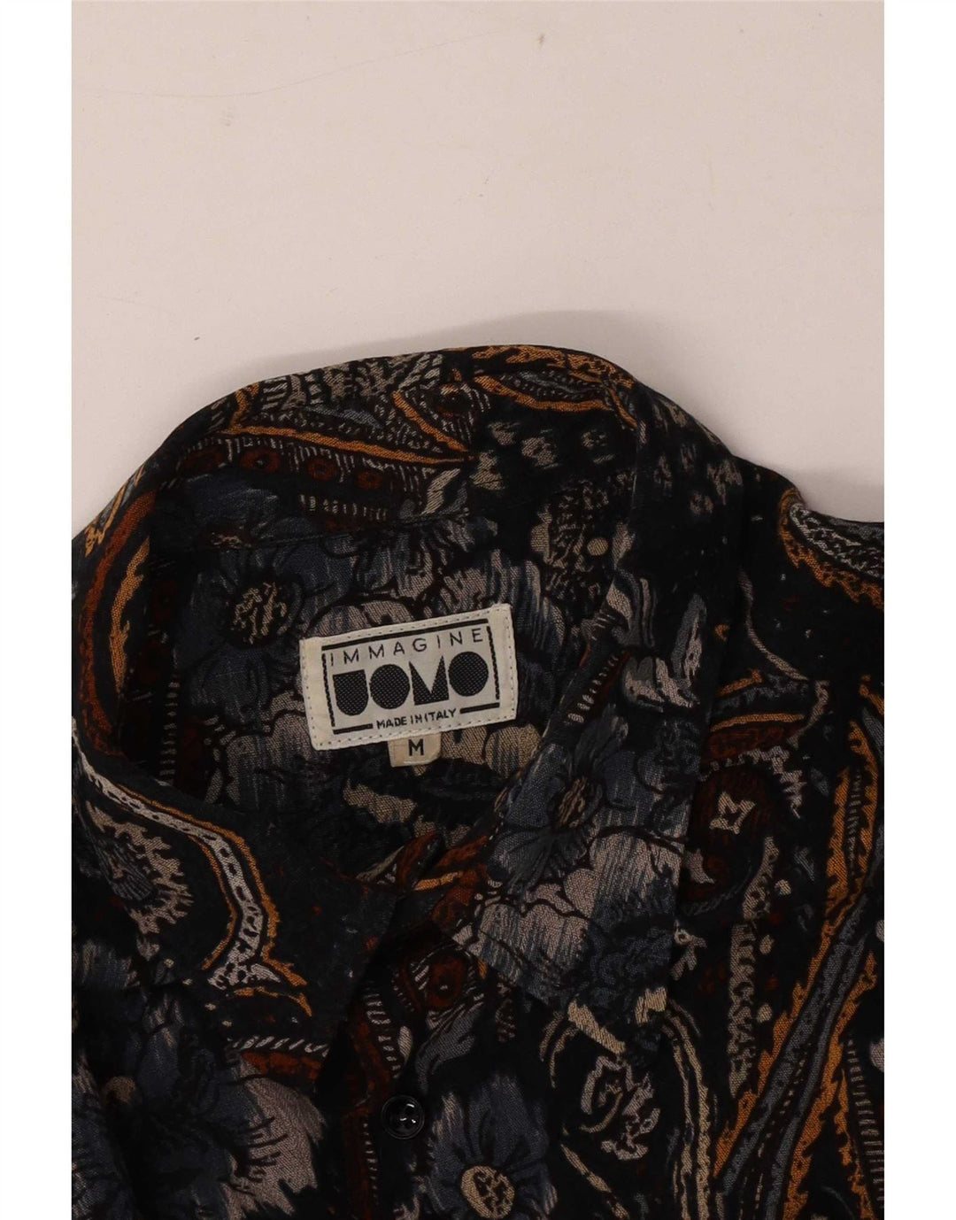 Vintage Herrenhemd Medium Mehrfarbig Paisley