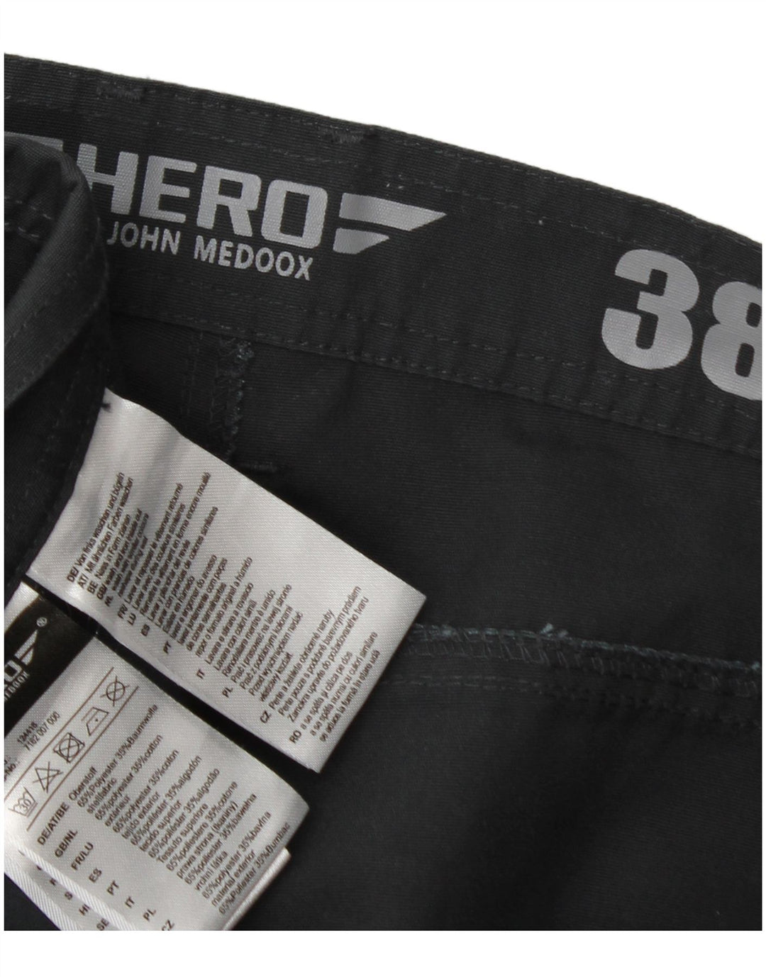 Hero By John Medoox Herren Cargoshorts W38 XL Grau Polyester