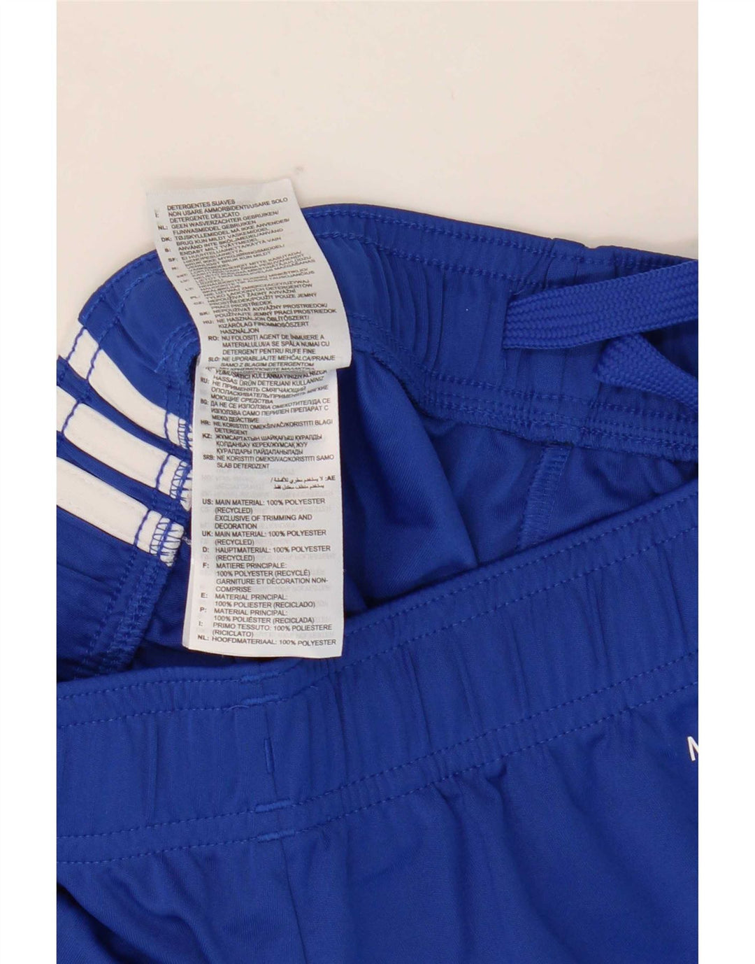 Adidas Jungen Aeroready Sportshorts 9–10 Jahre, blaues Polyester