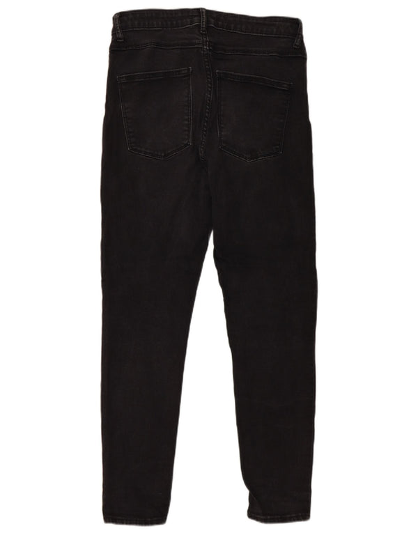 Zara Damen Skinny Jeans EU 40 Medium W30 L27 Schwarz