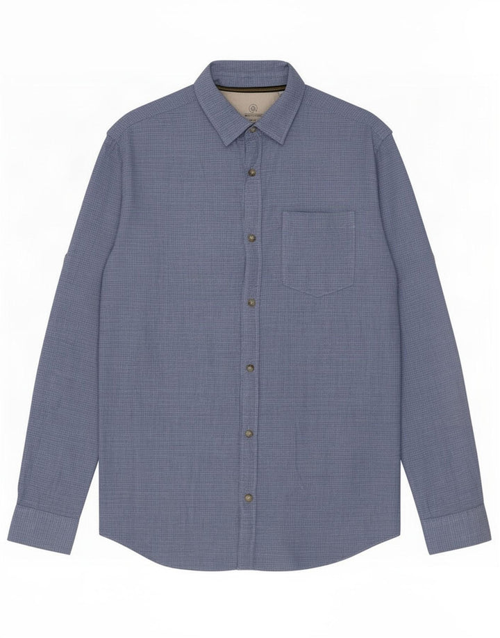 Jack & Jones Herren-Hemd, groß, blau gepunktet, Baumwolle