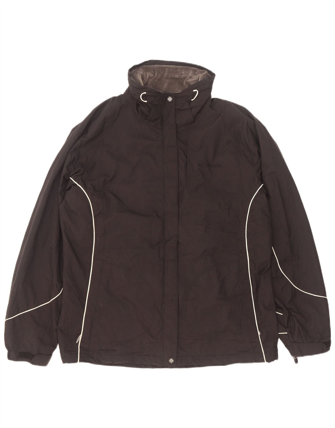 Columbia Damen Regenjacke UK 16 Large Schwarz Nylon