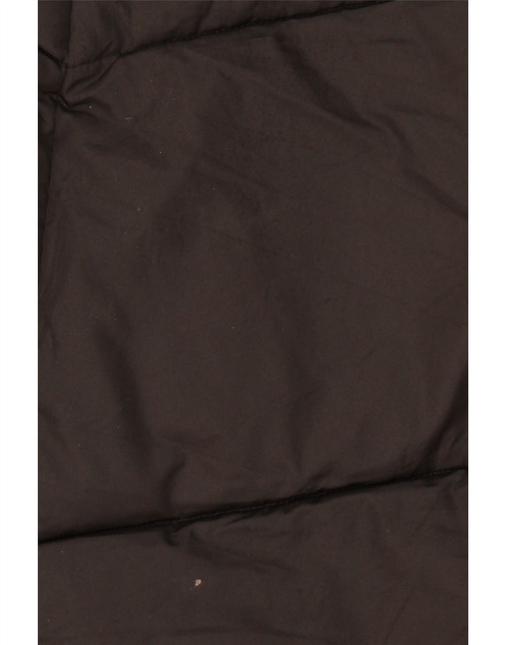 John Lewis Damen-Kapuzen-Übergröße, wattierte Jacke, UK 18, XL, Schwarz, Polyester
