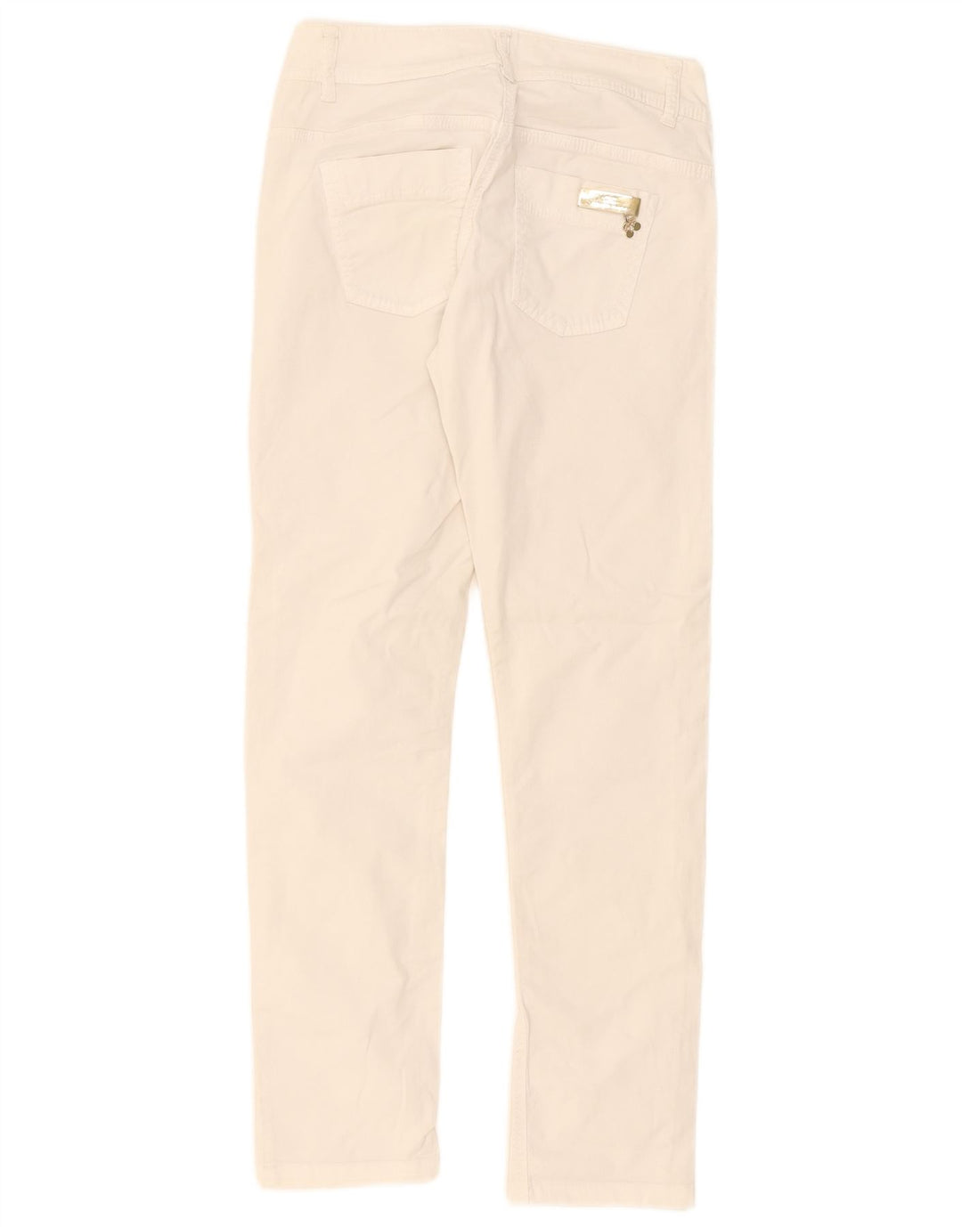 Elisabetta Franchi Damen Slim Jeans W29 L29 Weiß