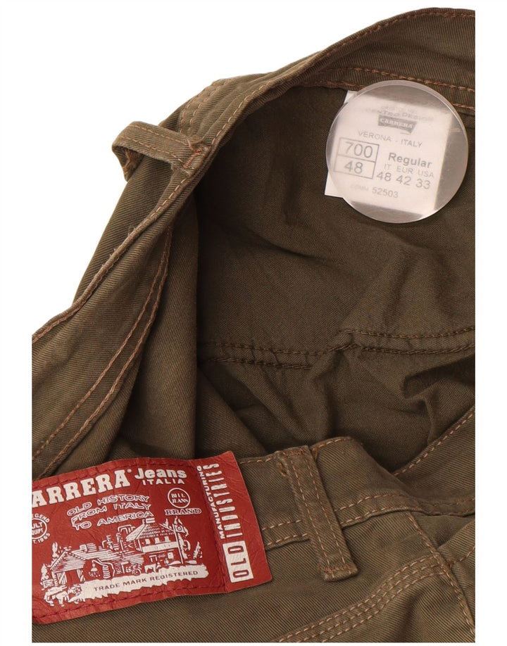 CARRERA Herren 700 Slim Freizeithose W33 L31 Khaki Baumwolle