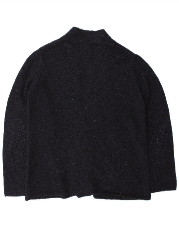 Offener Strickjackenpullover für Damen von Zara, Gr. 14, mittleres Marineblau