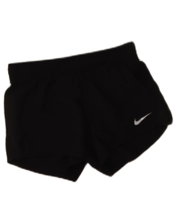 Nike Damen Regular Sport Shorts XS Schwarz Polyester