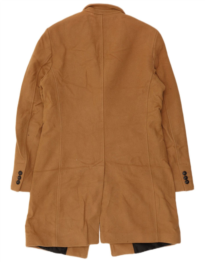 Zara Herrenmantel UK 38 Mittelbeige Wolle