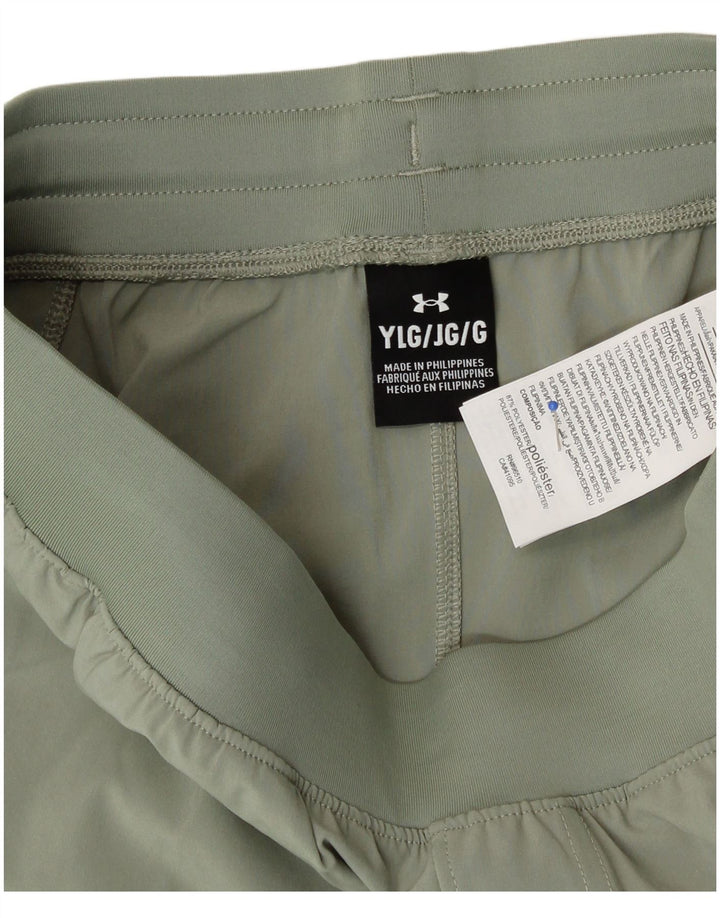 Under Armour Trainingshose für Jungen, 11–12 Jahre, Größe L, Grün, Sport