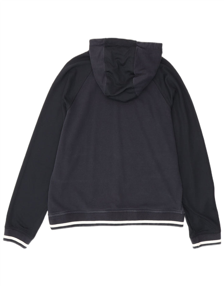 ARMANI EXCHANGE Herren-Kapuzenpullover mit Grafik, groß, marineblaue Baumwolle