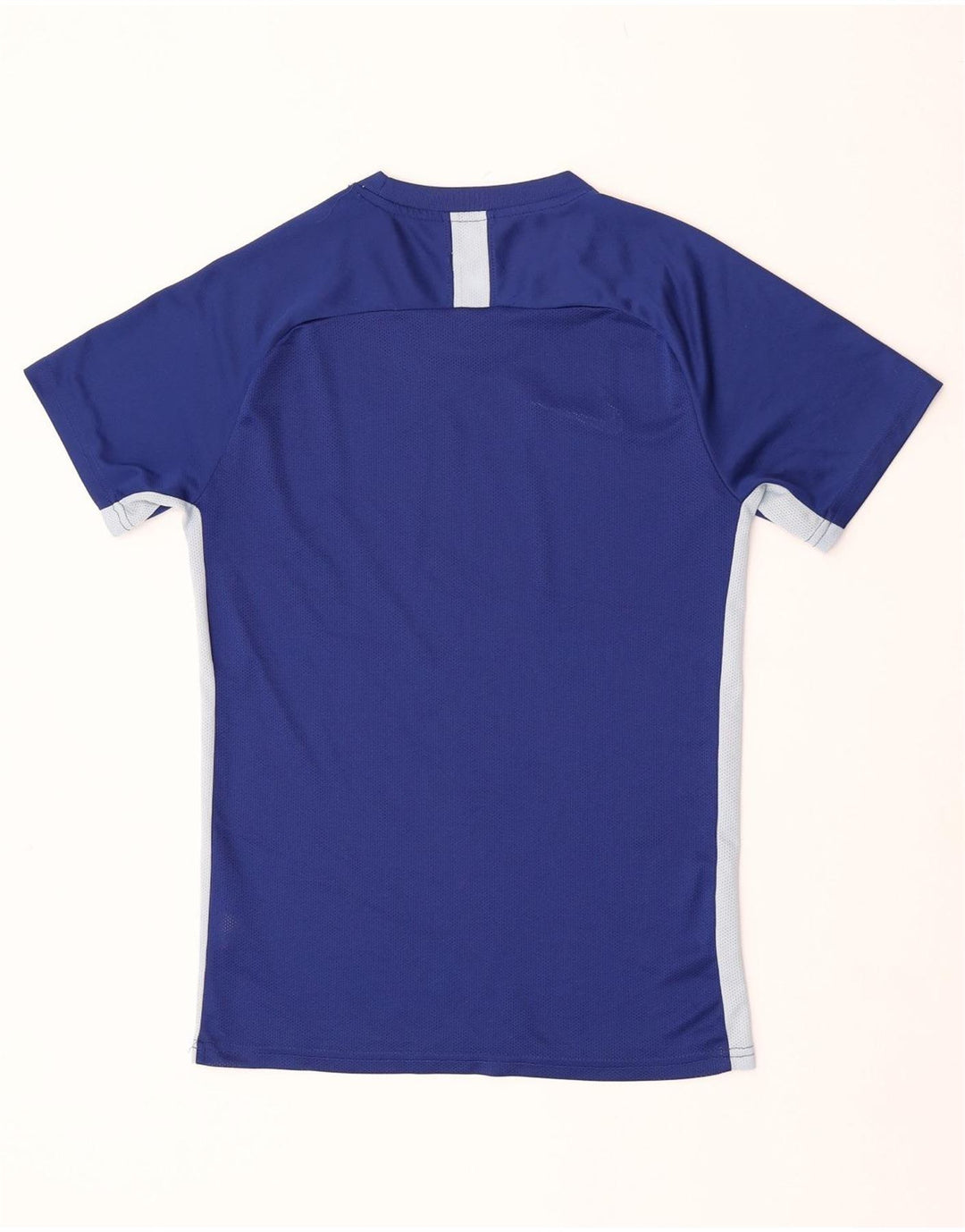 Nike Herren Dri Fit T-Shirt Top Small Blau Farbblock