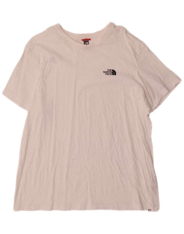 The North Face Herren-T-Shirt mit Grafik, 2XL, weiße Baumwolle