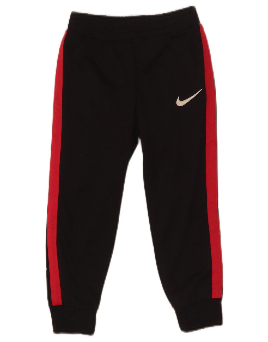 Nike Jungen-Trainingshose, Jogginghose, 2–3 Jahre, schwarzes Farbblock-Polyester