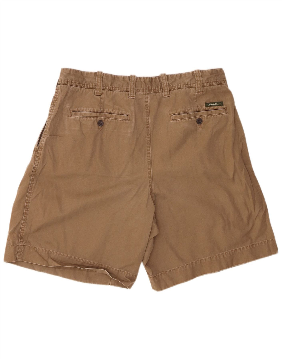 Eddie Bauer Herren Pegged Chino Shorts W36 Große braune Baumwolle